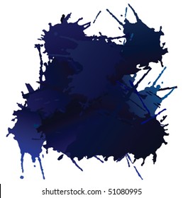 Vector blue blots