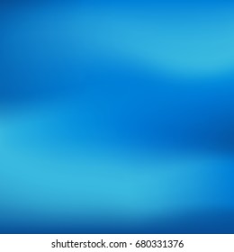 Vector blue blurred gradient style background. Abstract smooth colorful illustration, social media wallpaper.