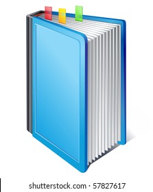 Vector Blue Book Icon