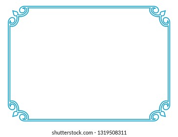 Border Frame Background Stock Vector (Royalty Free) 466880558 ...