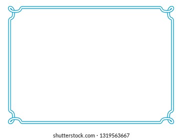 Border Frame Vector Copy Space Banner Stock Vector (Royalty Free ...