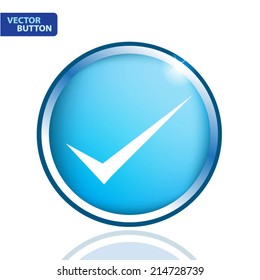 Vector blue check mark