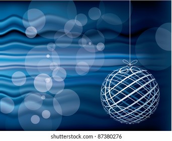 vector blue Christmas holidays background, layered and fully editable eps 10 file