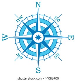 5,894 Compass rose blue Images, Stock Photos & Vectors | Shutterstock