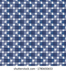 Cruces azules vectoriales, comprobar el patrón sin soldadura pintado