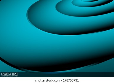 Vector blue design abstract background template - Vector gradient assembled background  illustration