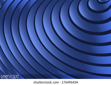 Vector blue elegant background template - Abstract blue background design illustration 