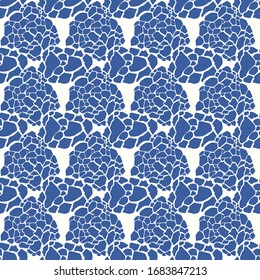 azul vectorial multipiedra sin fisuras en blanco