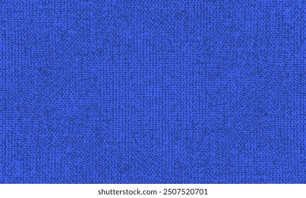Textura de tela azul Vector en estilo grunge