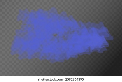 Vector blue foggy cloud, smoke on transparent background
Image of vector foggy cloud on transparent background