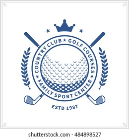 Golf Crest Images, Stock Photos & Vectors | Shutterstock