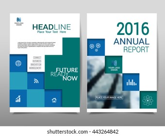 Vector blue with green annual report leaflet Brochure Flyer template A4 size design.
Modern style for book cover layout design, Abstract geometric background, presentation templates.