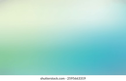 Vector Blue And Green Gradient Background