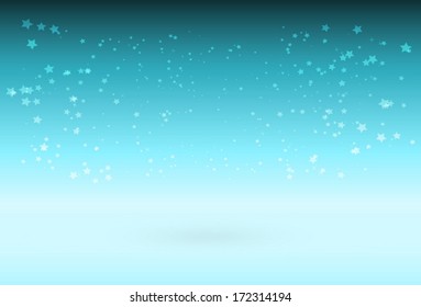 Vector blue ice 3D design template - Vector 3D creative sparkling  background illustration 