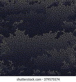 Vector Blue Labyrinth  Background. Kids Maze