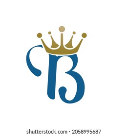 Vector Blue Letter Single Logo