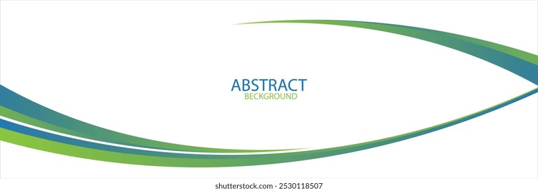  Vector blue line background curve element with white space for text and message design, overlapping layers, vector