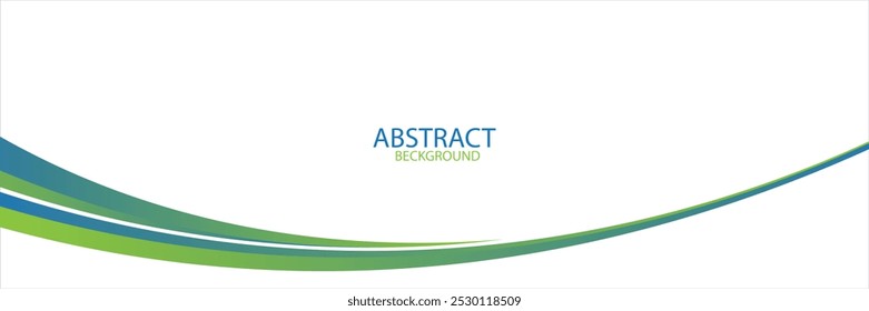  Vector blue line background curve element with white space for text and message design, overlapping layers, vector