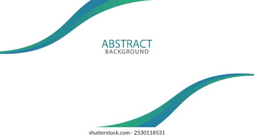Elemento de curva de fondo de línea azul de Vector con espacio en blanco para el diseño de texto y mensajes, capas superpuestas, Vector