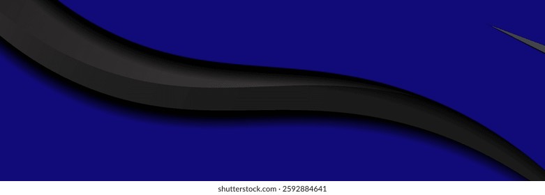 Vector blue line background curve element with black space for text and message design, overlapping layersVector gray line background curve element with black space for text and message design, 10 eps