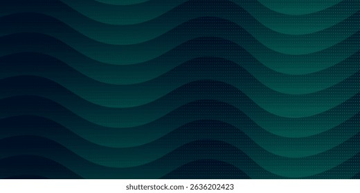 Vector blue line background curve element with white space for text and message design, overlapping layers, vector