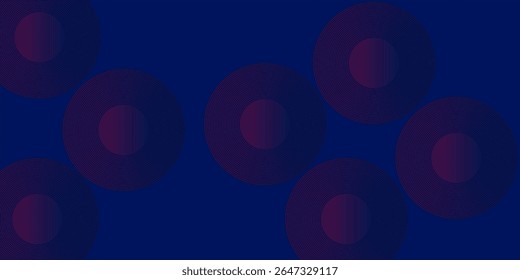 Vector blue line background curve element with black space for text and message design, overlapping layers	
