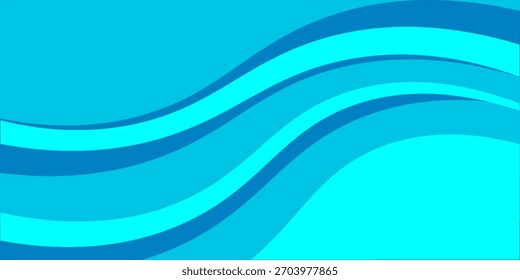 Vector línea azul elemento de curva de fondo espacio azul para texto y diseño de mensajes, capas superpuestas, Vector