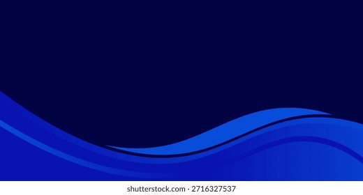 Elemento de curva de fondo de línea azul Vector con espacio púrpura para texto y diseño de mensajes EPS 10.