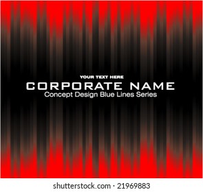  VECTOR Blue lines Concept for this corporate flayer or idcard