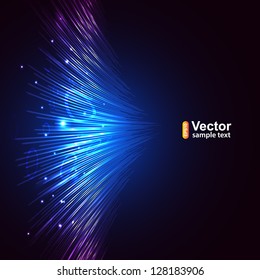 Vector blue lines equalizer