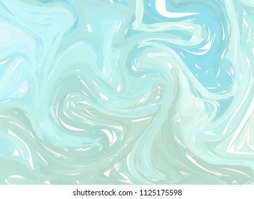 Vector Blue marble abstract background. Liquid marble pattern. Trendy template for design, wedding, invitation, party, birthday, web, banner, card.