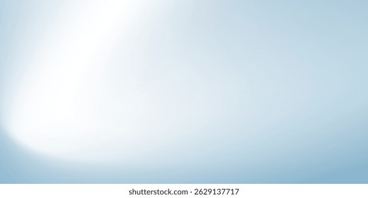 Vector blue mesh white background for product presentation with sunlight and blurred simple good modern