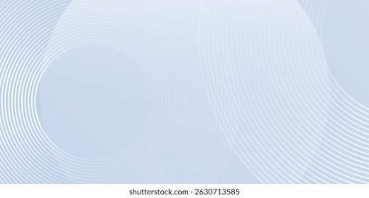 Vector blue modern background with circle mesh elements. Digital technology good