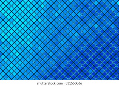 Vector blue  mosaic background