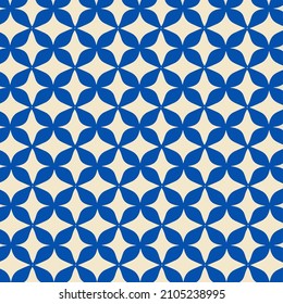 Vector blue ornament pattern background
