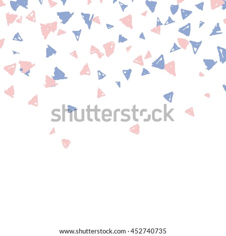 Vector Blue Pink Confetti Confetti Background Vector de stock (libre de ...