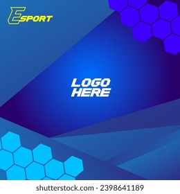 Vector blue and purple gradient background in EPS format suitable for background for social media information advertising posts with the theme of e-sports, investment trends and trending topics