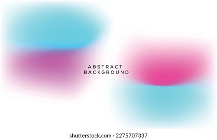 Vector Blue Purple Hologram Dreamy Background. Rainbow Iridescent Gradient. Minimalist Holographic Fluid Wallpaper. Neon Opalescent Banner. Modern Tech Music Design.