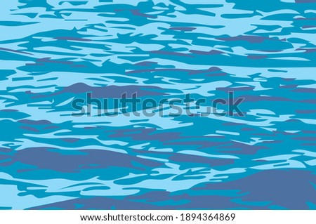 Vector blue sea surface texture 