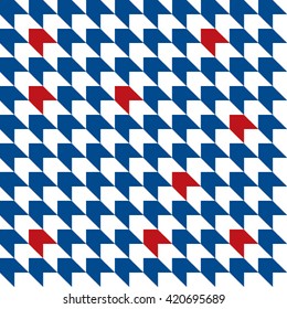 Vector blue seamless pattern. Abstract geometric background