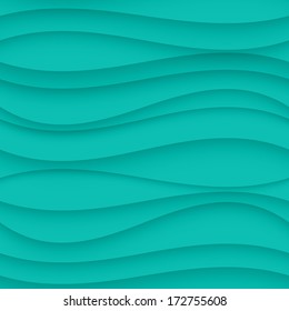 Vector Blue seamless Wavy background texture.