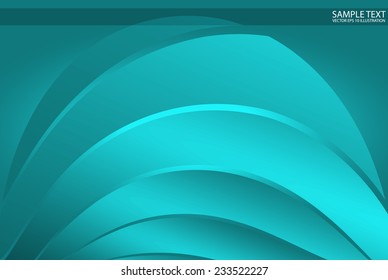 Vector blue shiny background vector illustration - Blue vector shades striped background template
