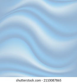 Vector de fondo de tela de seda azul. La seda y las plumas azules delicadas de fondo. Ilustración del vector