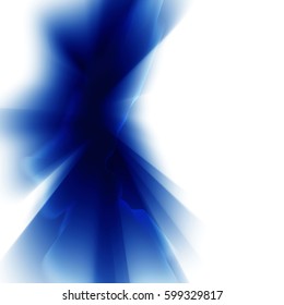 Vector blue smooth blurry background. Abstract colorful texture