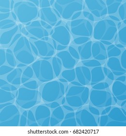 Vector blue square pool water texture