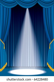 20,526 Blue Stage Curtain Images, Stock Photos & Vectors | Shutterstock