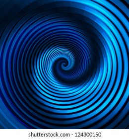 Vector blue swirl