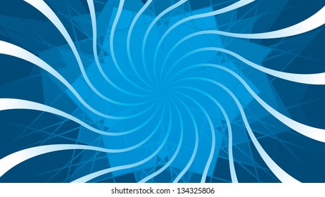 vector blue swirl background