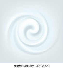 Vector Blue Swirl Cream Texture Background