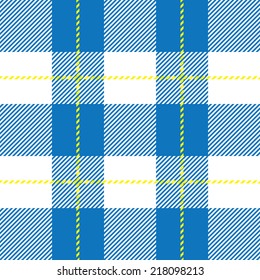 vector blue tartan plaid for background 